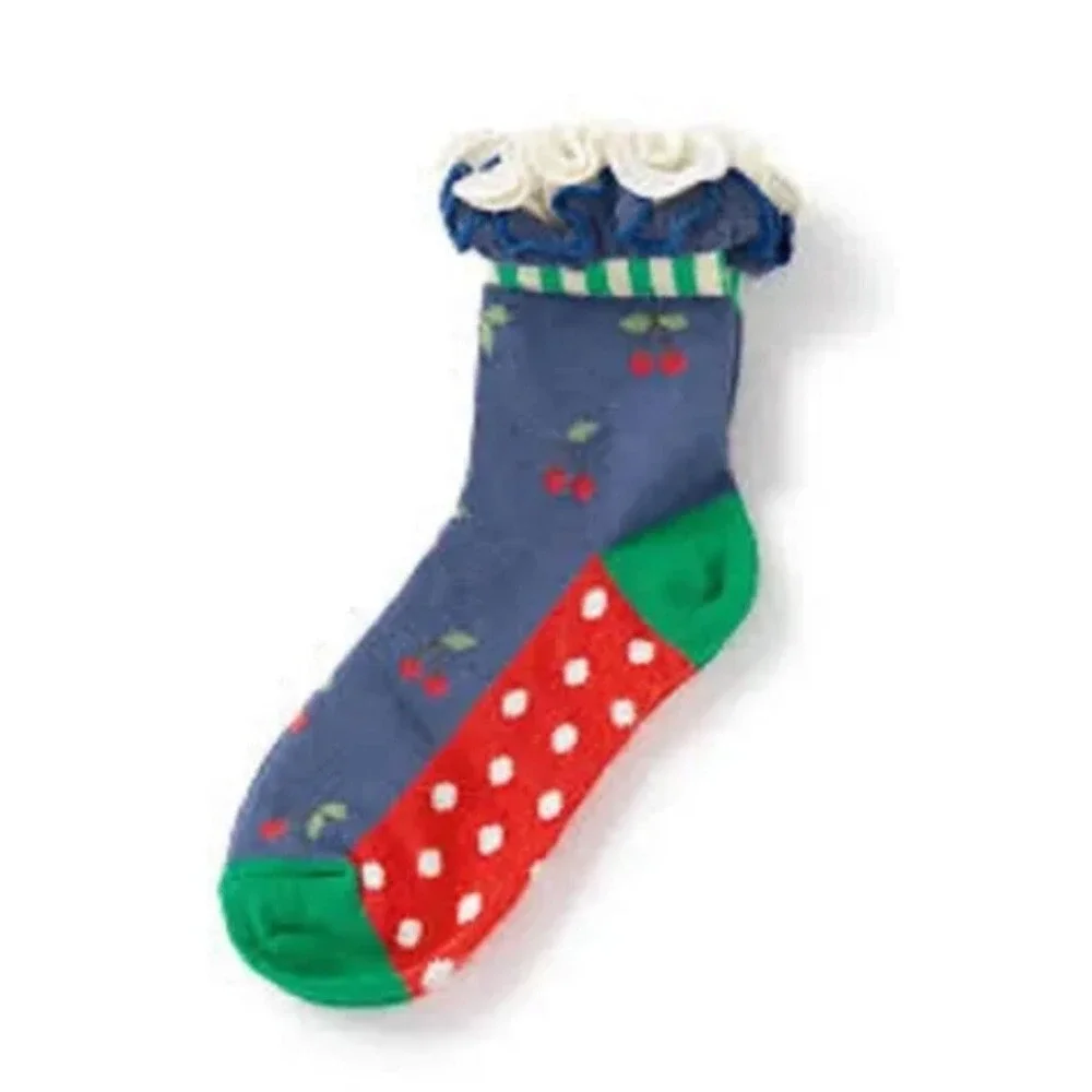 Matilda Jane Forward March Socks Girls Size Medium (Shoe sz 9-13) New‎